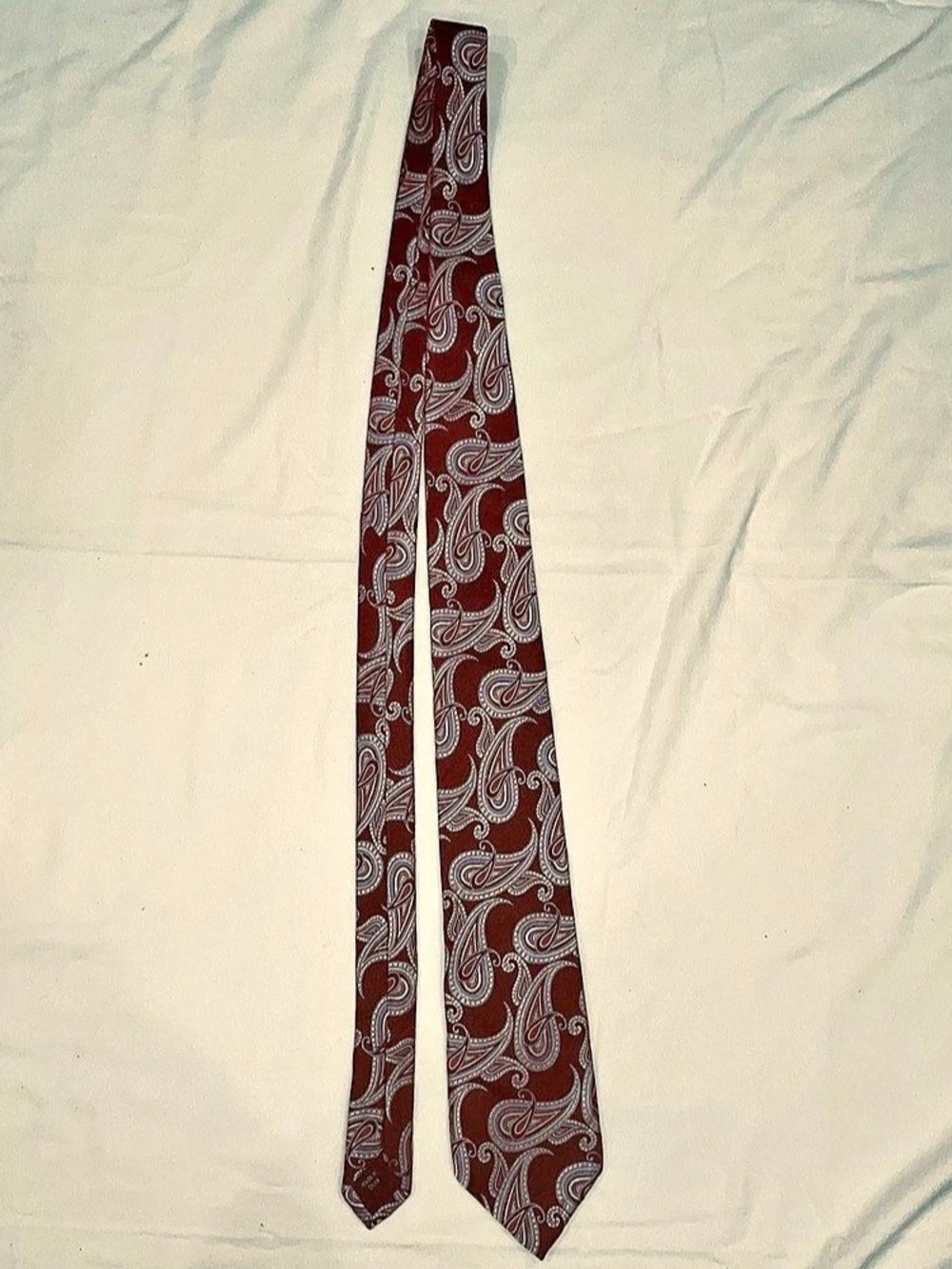 Michael Kors Men's Paisley Tie in Brown & Gray Like New